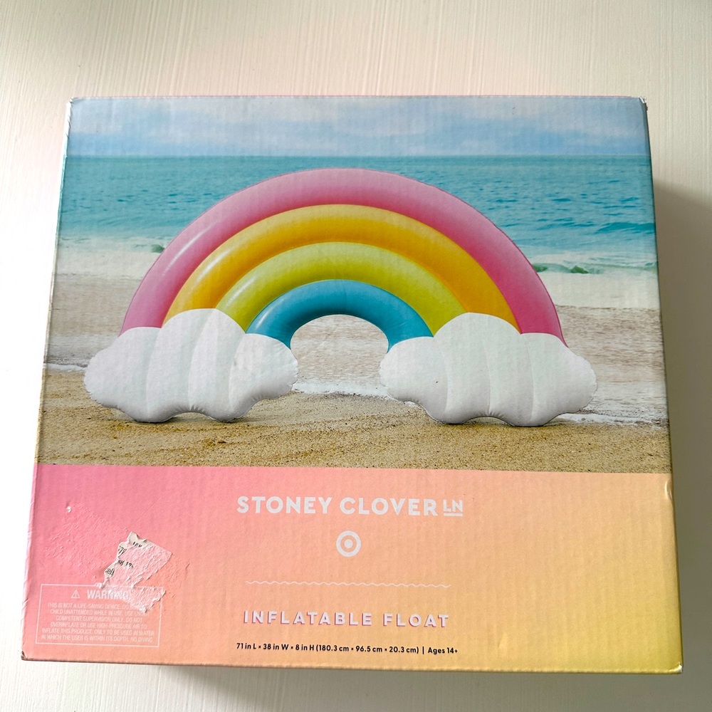 Stoney Clover Lane X Target Rainbow Inflatable Float